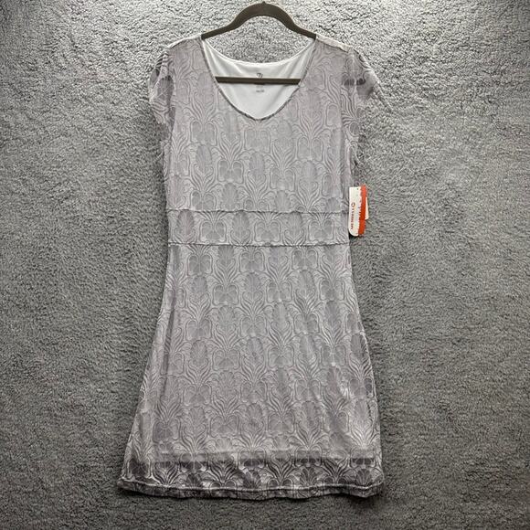 Merrell Women's Large Flora Deco SS Dress in Ash Heather Activewear Outdoors - Picture 1 of 13